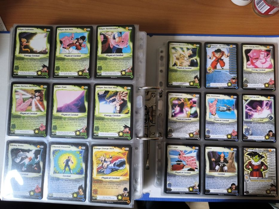 Karty Dragon Ball Z CCG SCORE kompletna Fusion saga 1-123.
