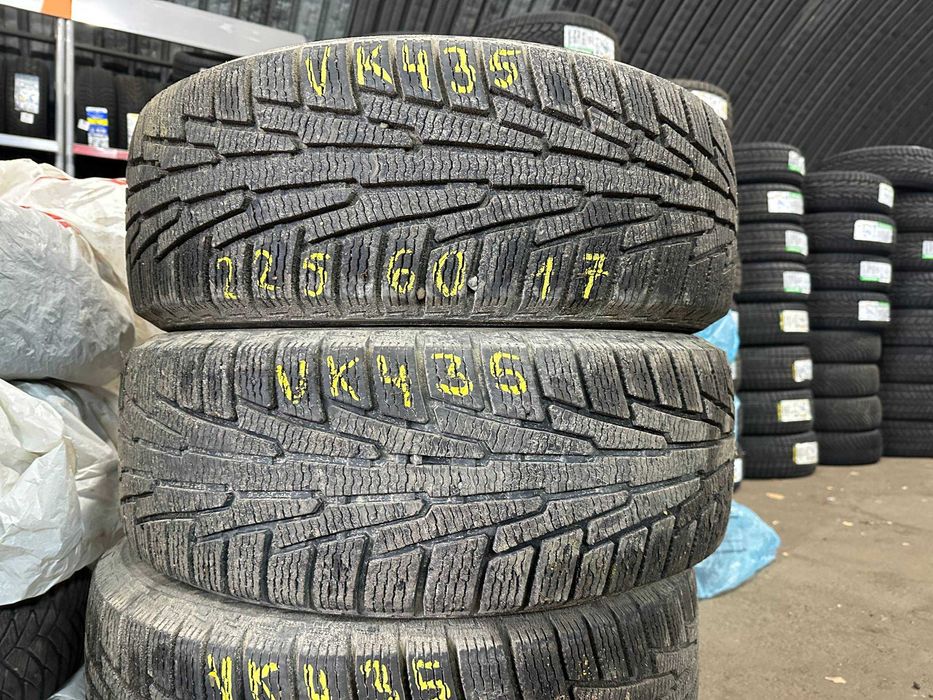 Б/у пара 225/60 R17 Nokian Nordman RS2 – 7 мм — СУПЕР СТАН! VK435-19