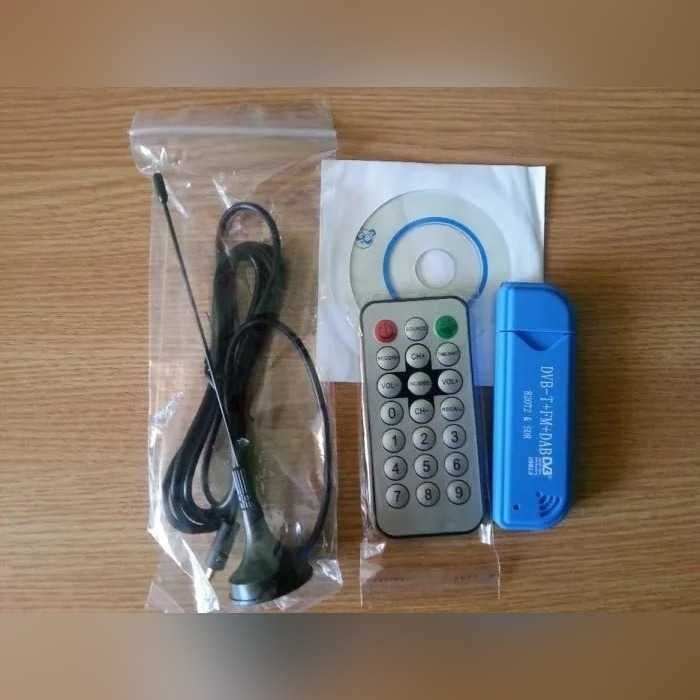 _TUNER DVB-T odbiornik SDR RTL2832U + R820T2 SDR skaner radar NEW_