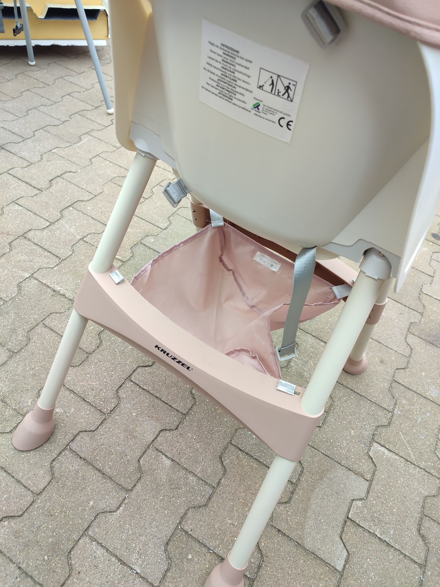 Krzesełko do Karmienia dla dziecka Przecudne KRUZEL 3w1 stan używany