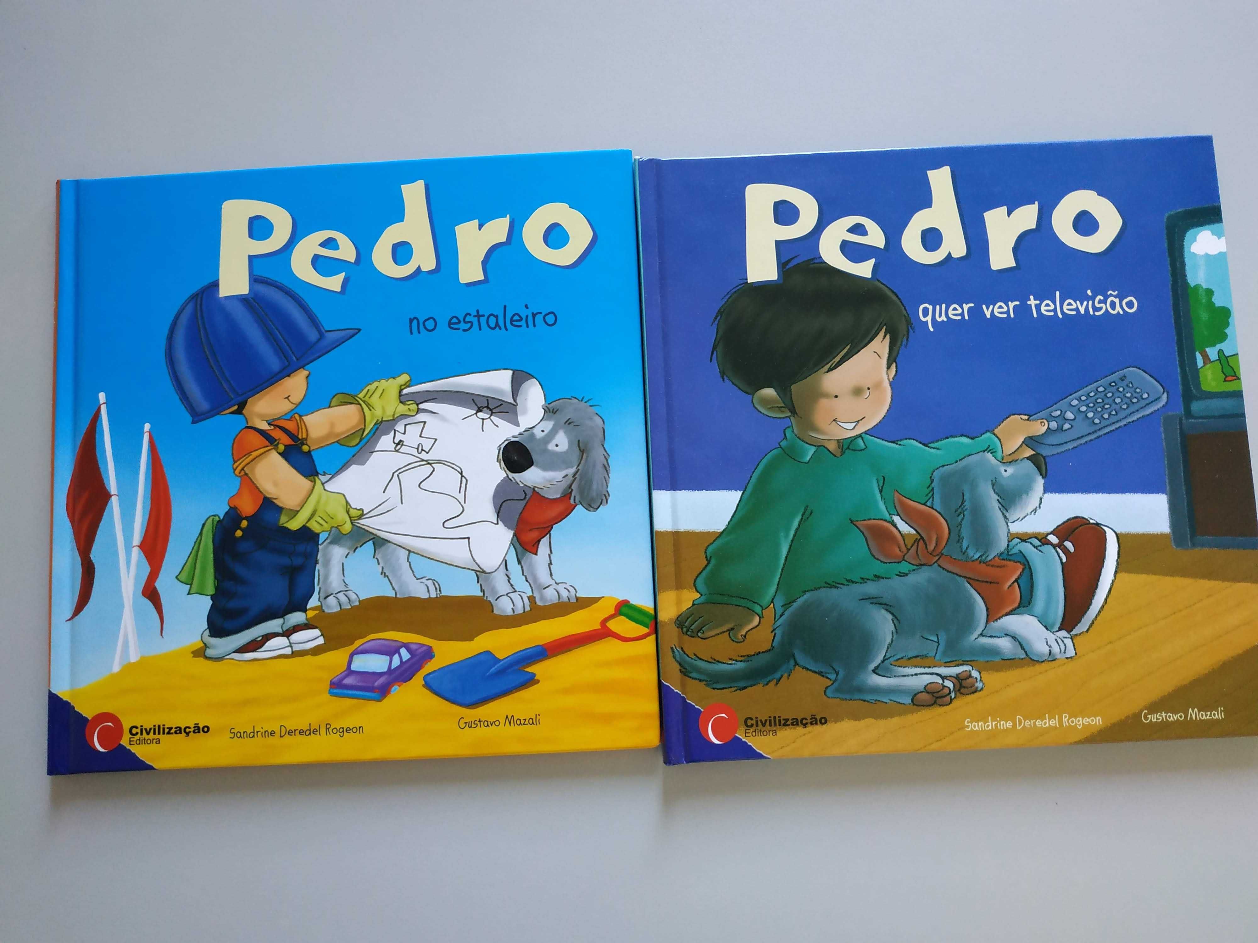Livros de colecção Winnie The Pooh, Ruca, Rua Sésamo e Pedro.