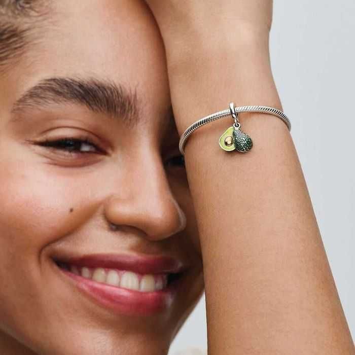 PANDORA Podwójny charms-zawieszka Awokado