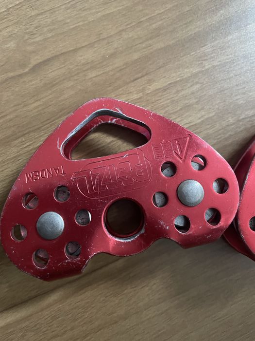 Bloczek petzl tandem tyrolka zjazd