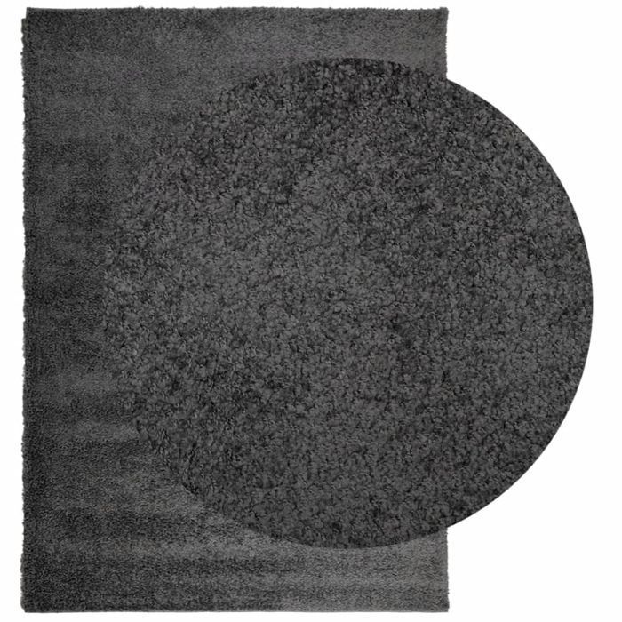 vidaXL Dywan z długim włosiem PAMPLONA, antracytowy, 140x200 cm