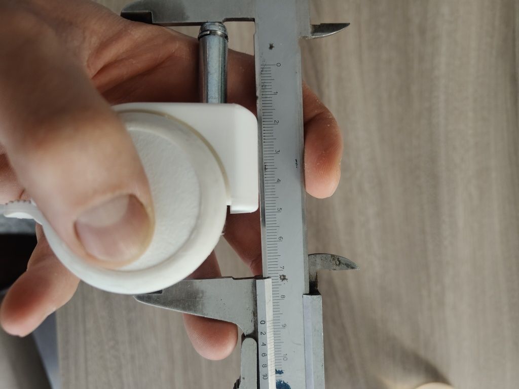 Kółka gumowane z hamulcem, meblowe, do łóżeczka trzpień 10mm