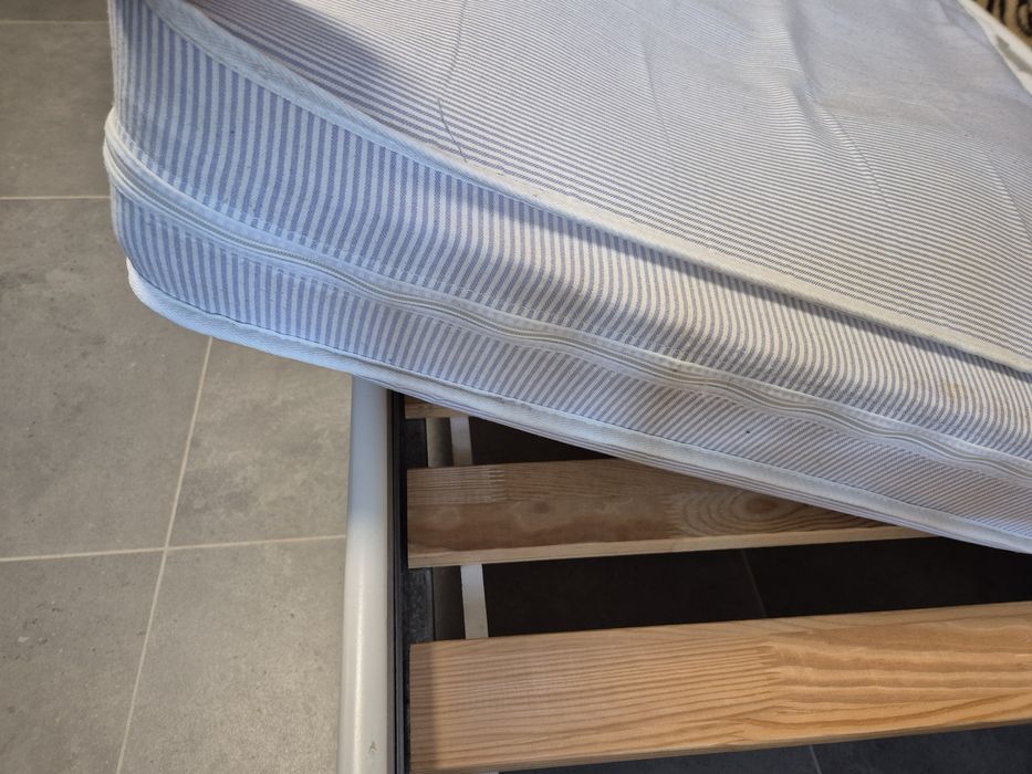 Lożko ikea Sultan Lade 160x70 białe