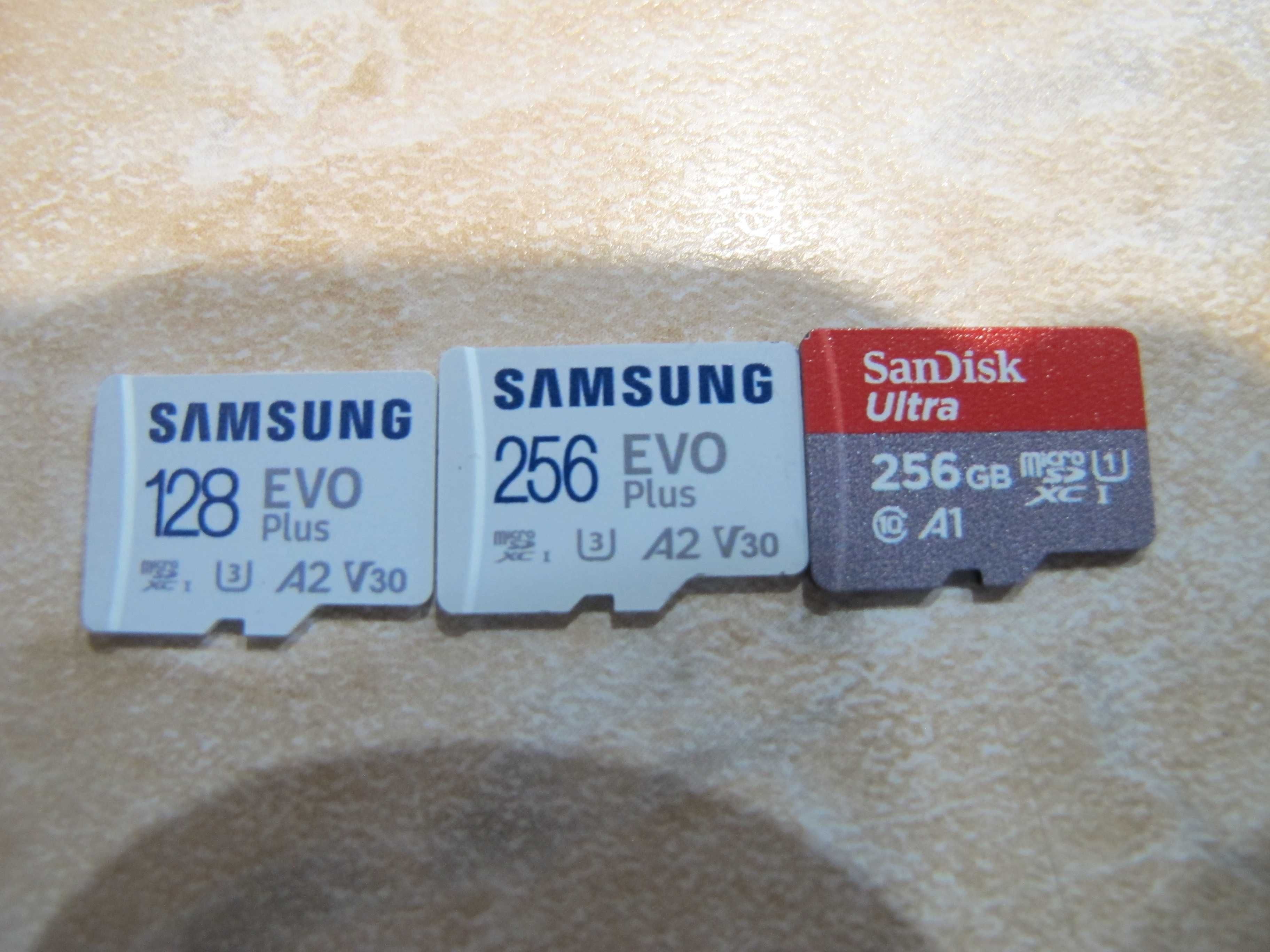 Карти памяті CF, SD, micro SD