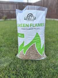 Pellet sosnowy 6mm A1 GREEN GOLD FLAMES producent