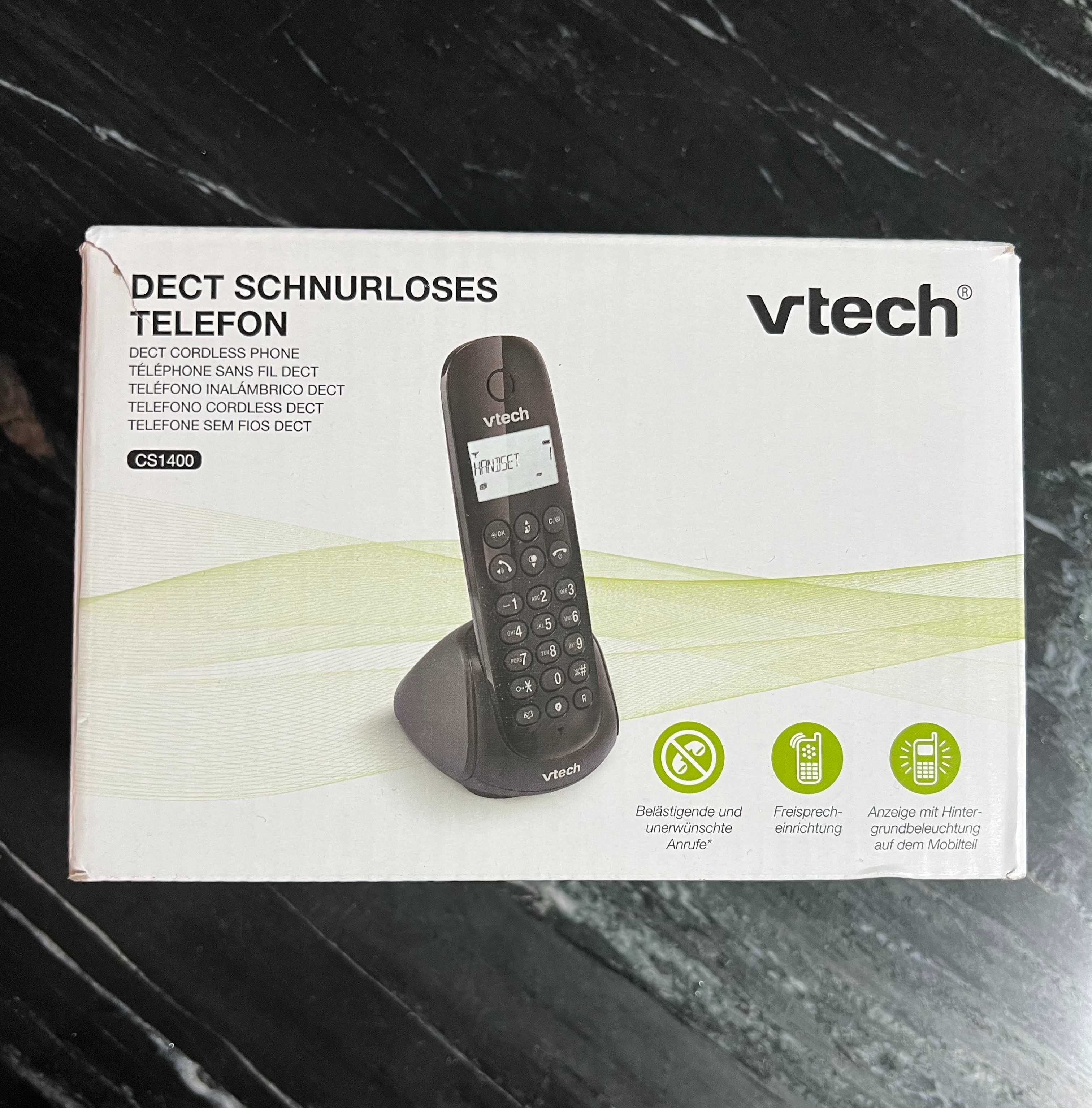 Vtech Telefon stacjonarny bezprzewodowy CS1400 DECT