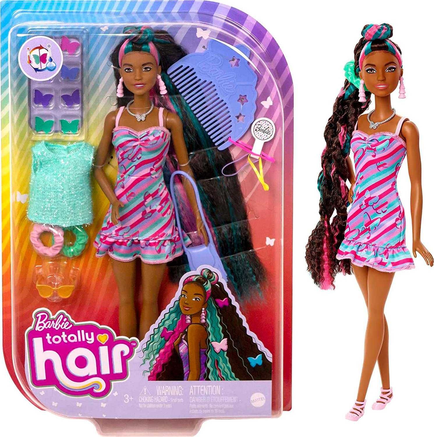 Барби Звездная красотка барбі красуня Barbie Totally Hair Butterfly