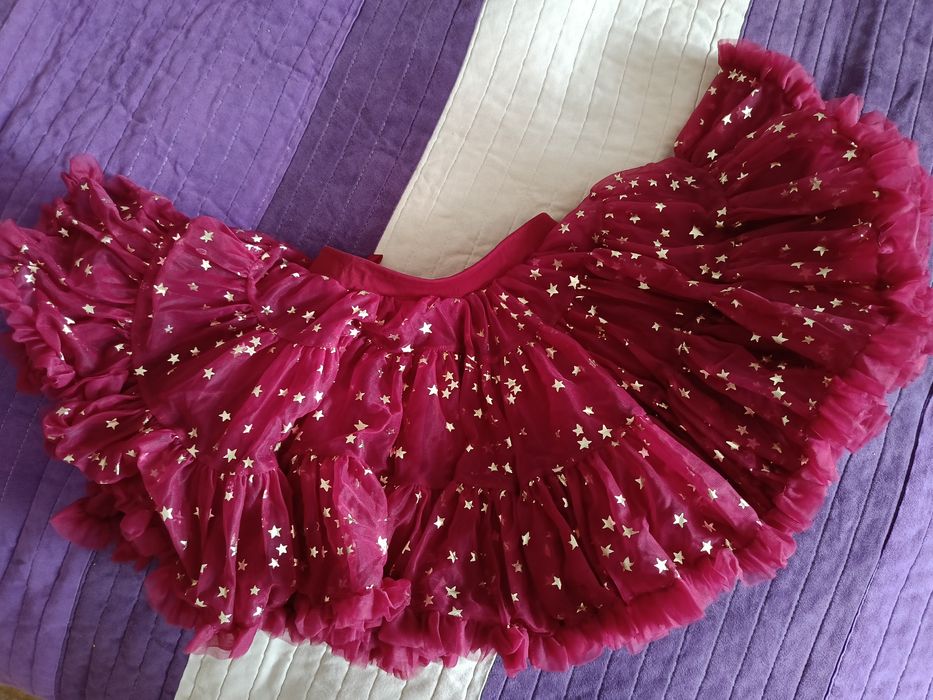 Spódnica czerwona  120 cm