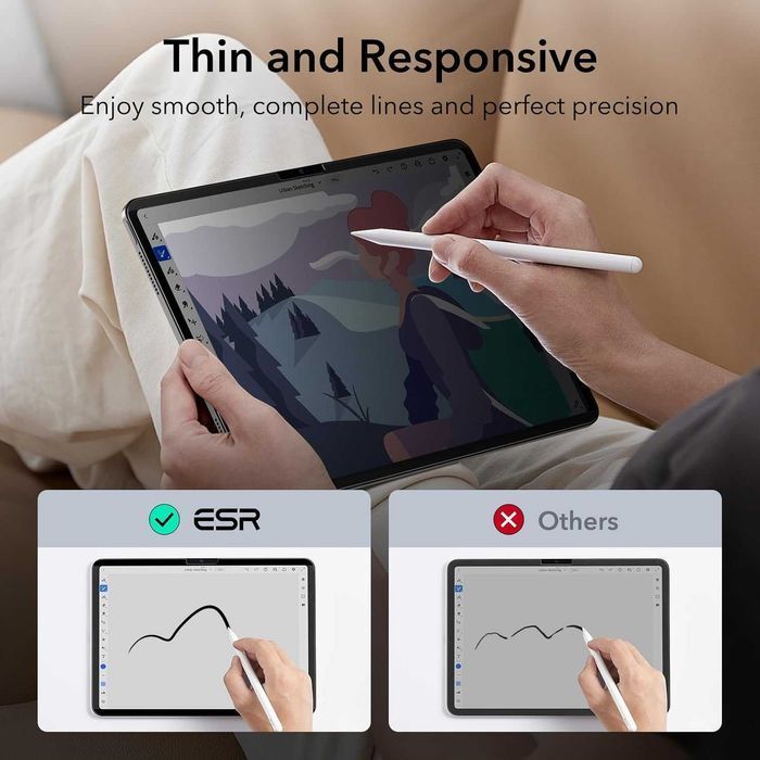 ESR Privacy Screen Protector iPad Pro 11 2024 filtr prywatyzujący