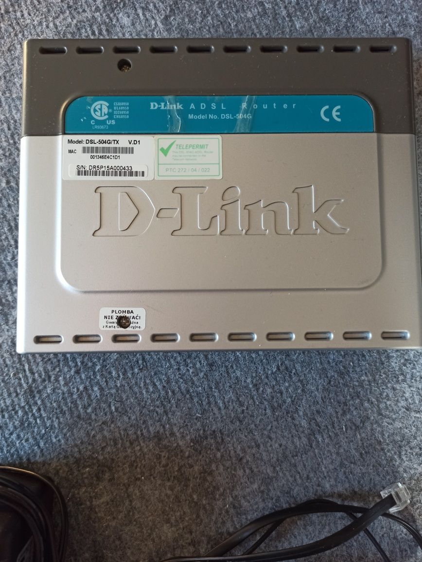 Router D-link model DSL-504G/TX