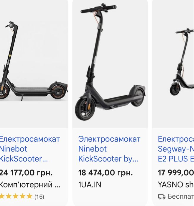 Електросамокат Ninebot KickScooter