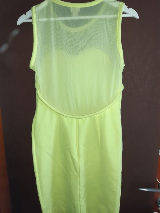 Neonowa sukienka H&M