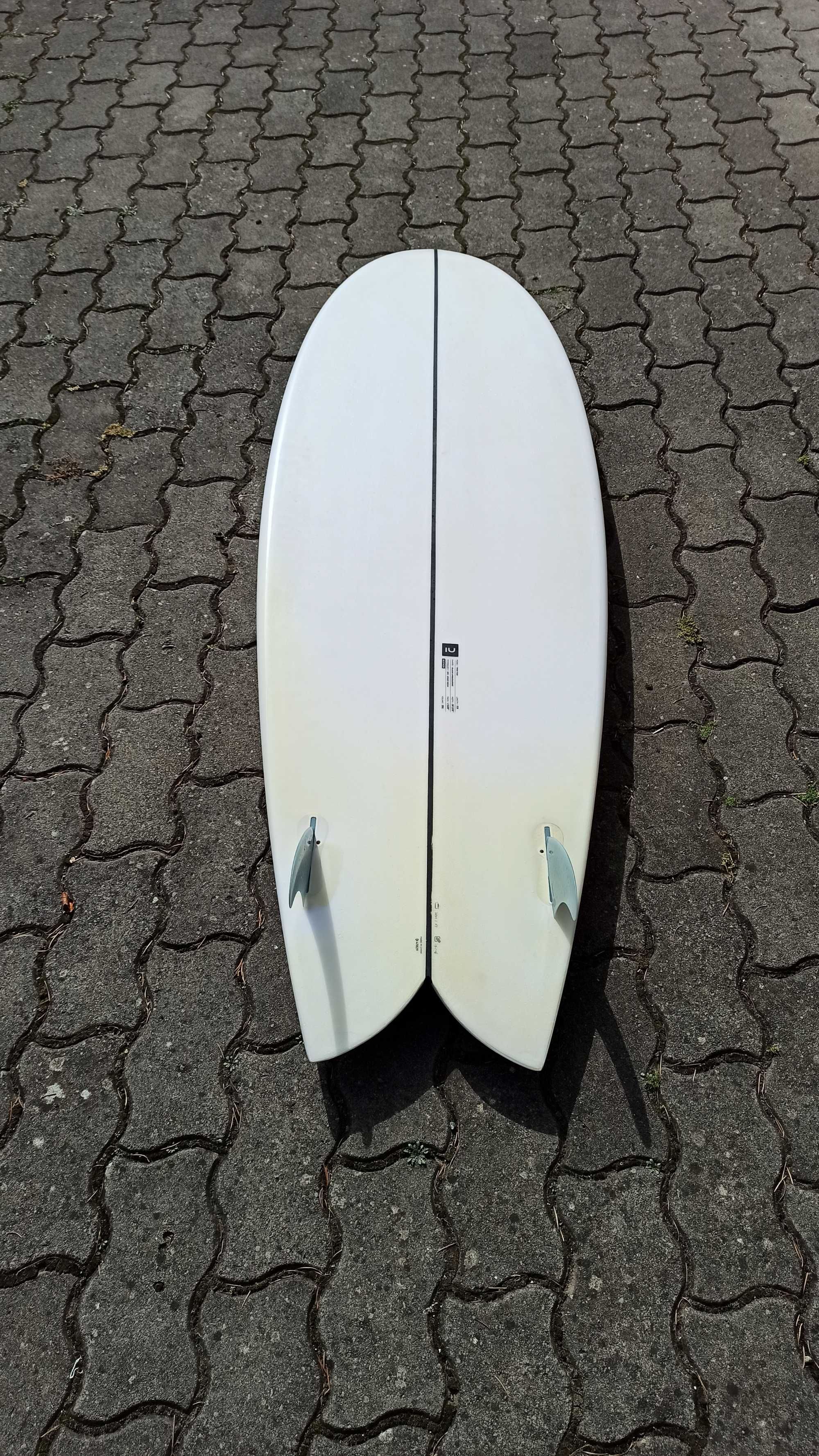 prancha de surf epoxi bi-quilha 5'8