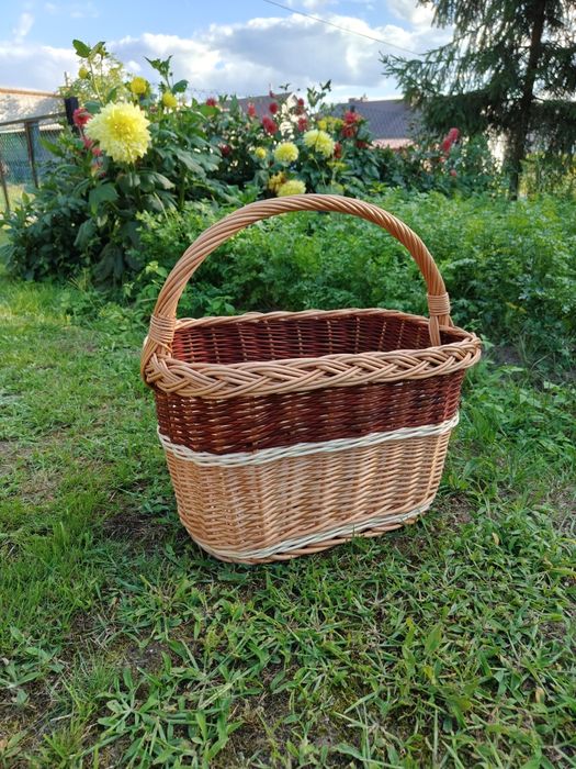 Kosz wiklinowy krystynka"wysoka"