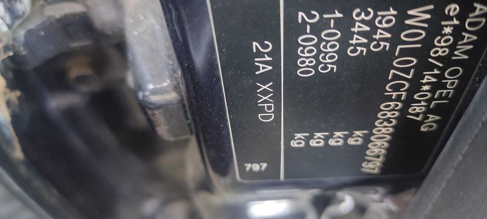 błotnik przedni prawy Opel Vectra c