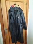 Casaco de couro velho(trench coat)