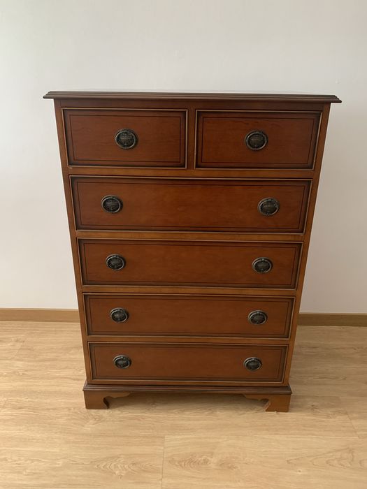 Cómoda de quarto de 6 gavetas - usado