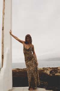 Леопардове плаття Zara, сукня Зара лео