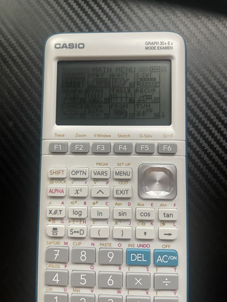 Проффесиональный калькулятор casio graph 35+ e ii mode exam