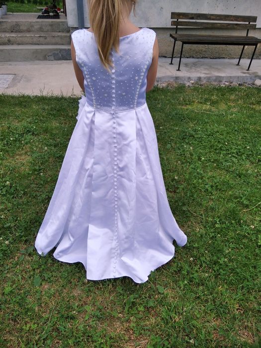 Біле плаття сукня  для випускного Першої Сповіді, Причастя на 7-8 р.