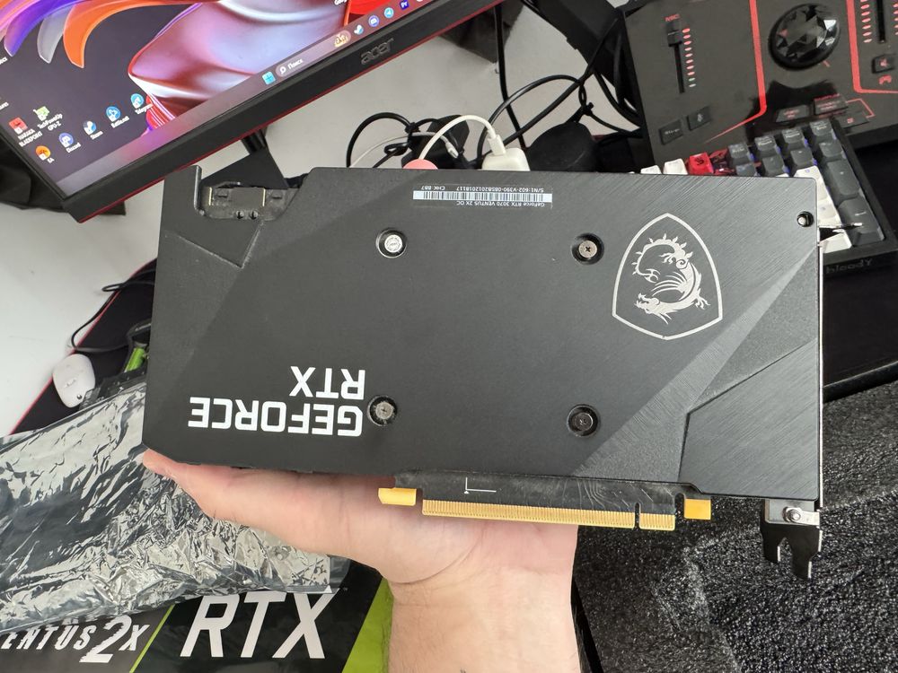Karta graficzna MSI GeForce RTX 3070 ventus 2x 8GB