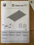 Markiza Nori Led 4x3m Antracyt z nap