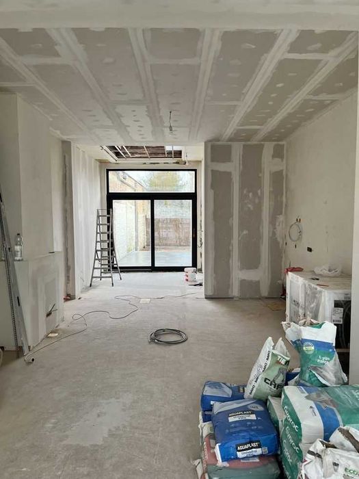 Стяжка підлоги / пола, Машинна Штукатурка стін стелі відкосів, квартир