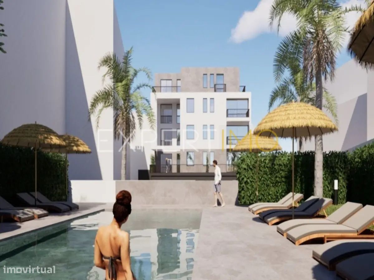 Terreno com PROJETO    7 Apt. Albufeira -ALGARVE