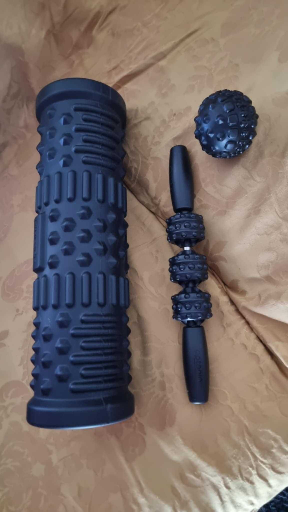 Kit Massagem Decathlon 3 em 1 (Rolo + Bola + Stick)