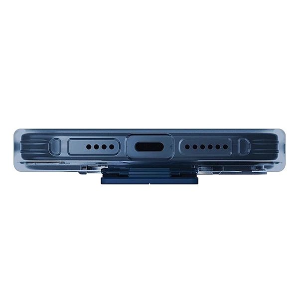 Etui UNIQ Heldro Mount na iPhone 15 Pro Max 6.7" z podstawką - niebies