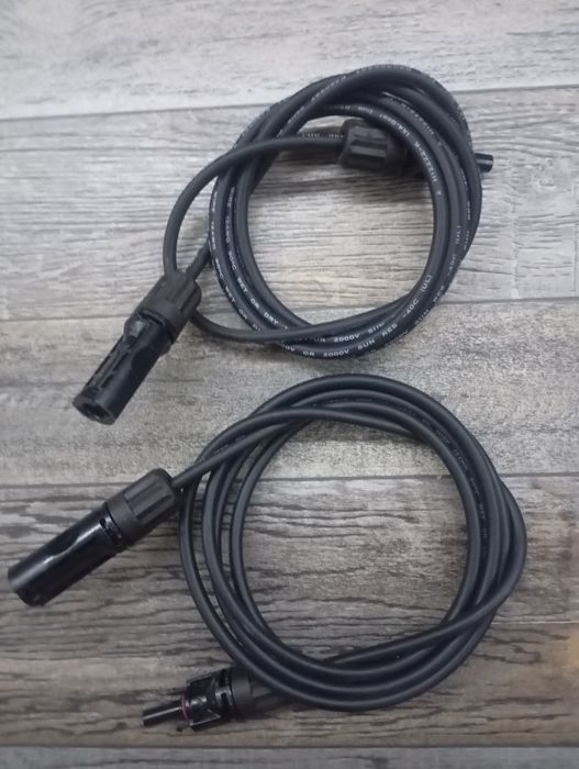 Перемычка 2 Метра 4 кв.мм MC4 Соединитель удлинитель солнечной панели