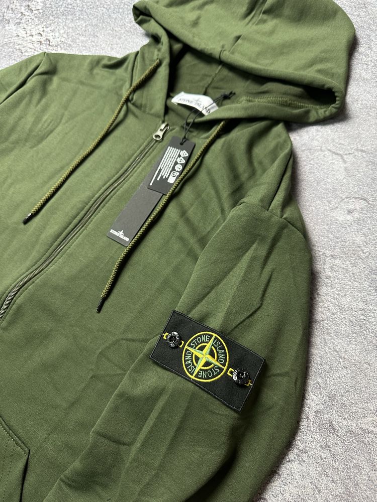 Хакі зіп худі Stone Island | Аунтефік ОЛХ ДОСТАВКОЮ!