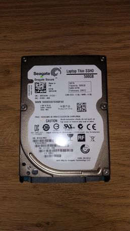 Dysk twardy hybrydowy HDD / SSHD 500 GB 2.5"