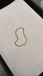Pulseira em ouro 19.2 Kt (ouro 800) malha barbela