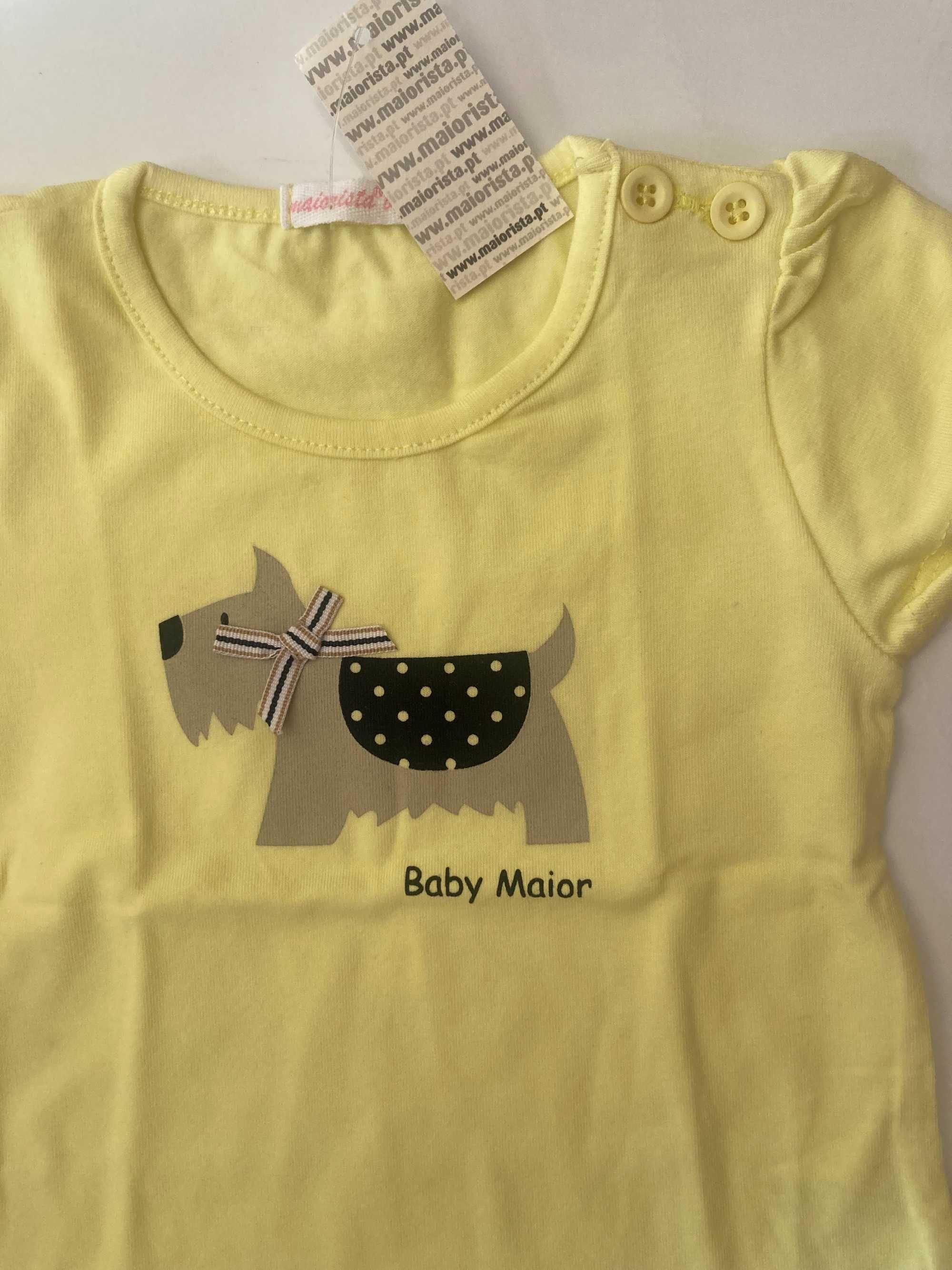 T-shirt Maiorista Baby - Tamanho 9 / 12 meses    NOVO