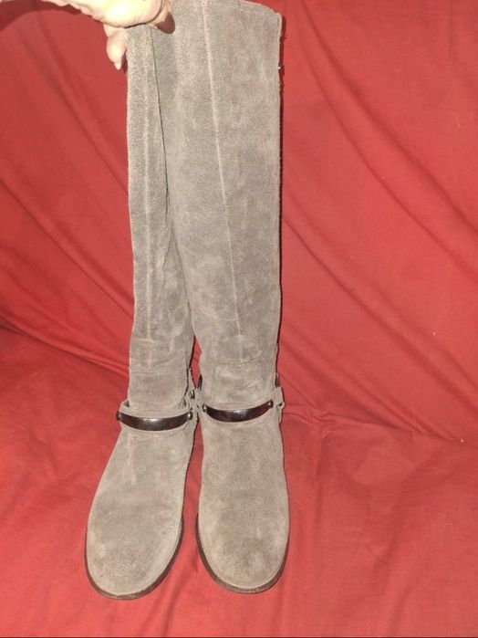 Чоботи з натуральної замші