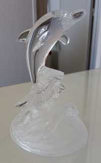 decoração - golfinho em vidro