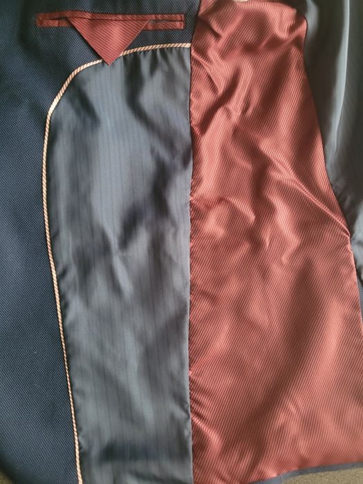 Garnitur młodzieżowy, ciemno-niebieski, rozm. 170/46/82