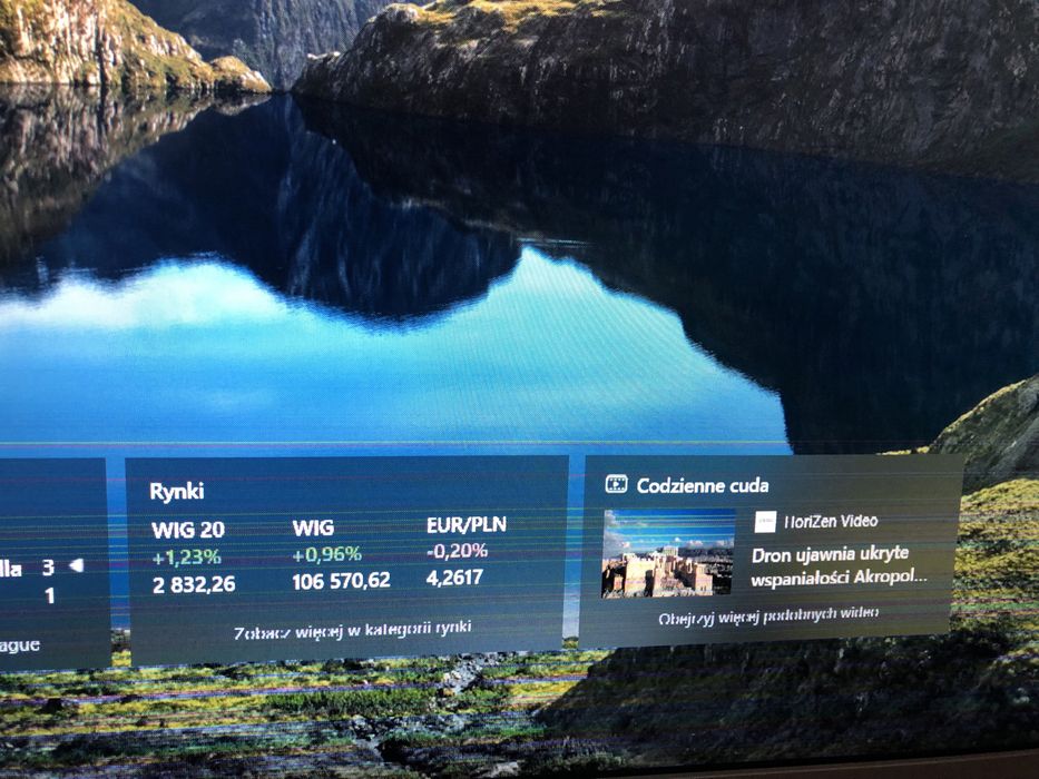 Monitor 24 cali uszkodzony