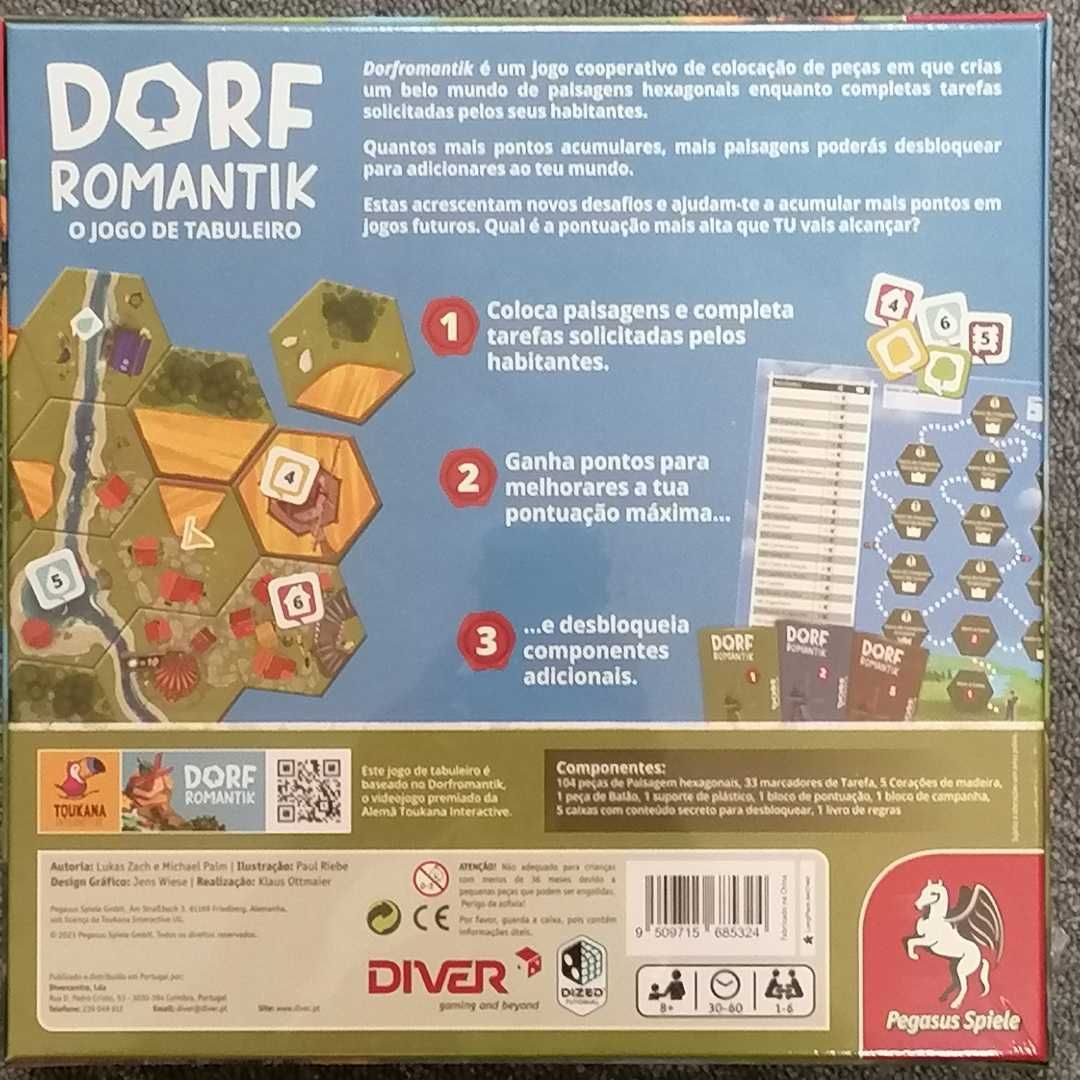 Dorfromantik (PT) - jogo de tabuleiro
