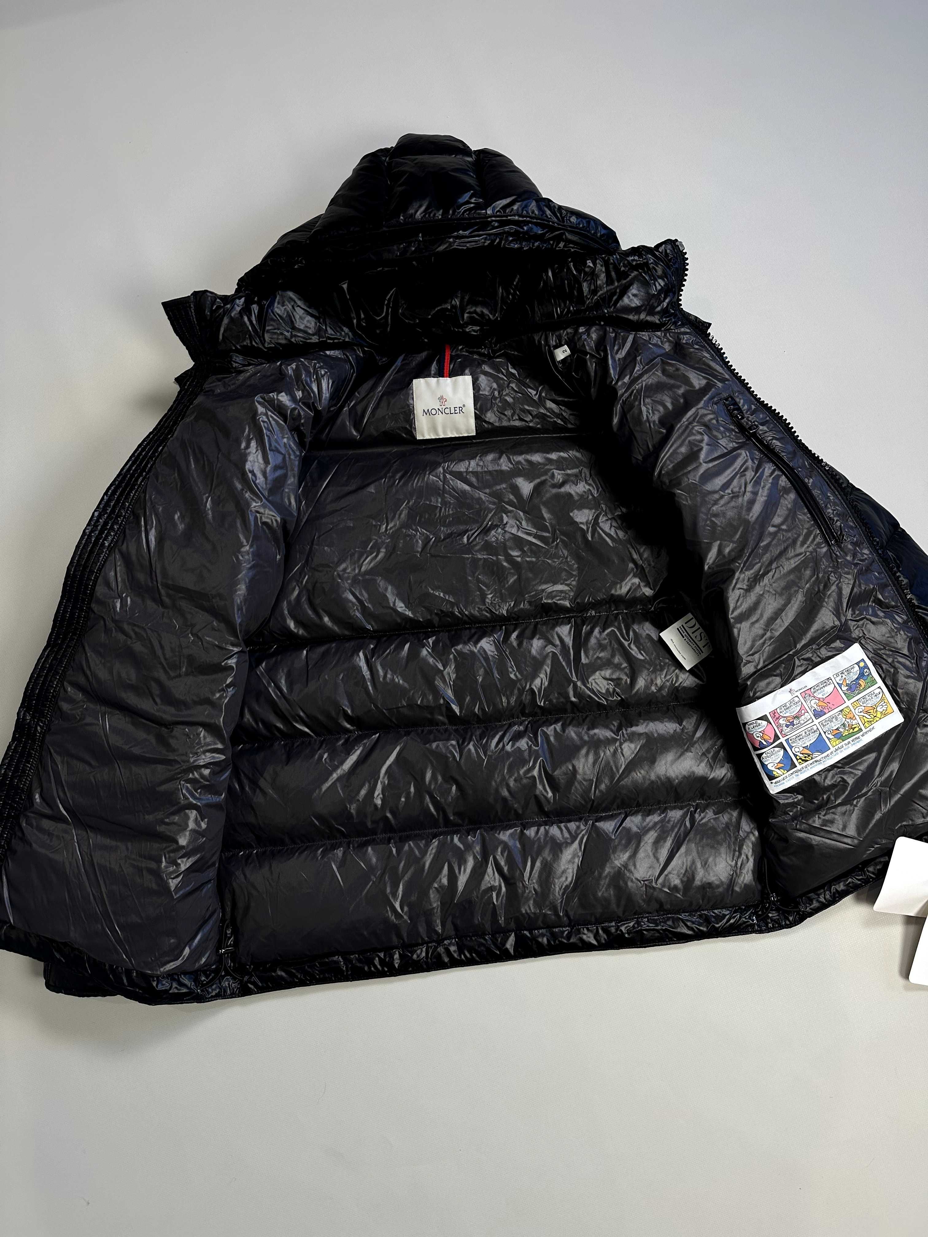 Пуховик Moncler Maya Giubbotto Black зимова куртка монклер майя