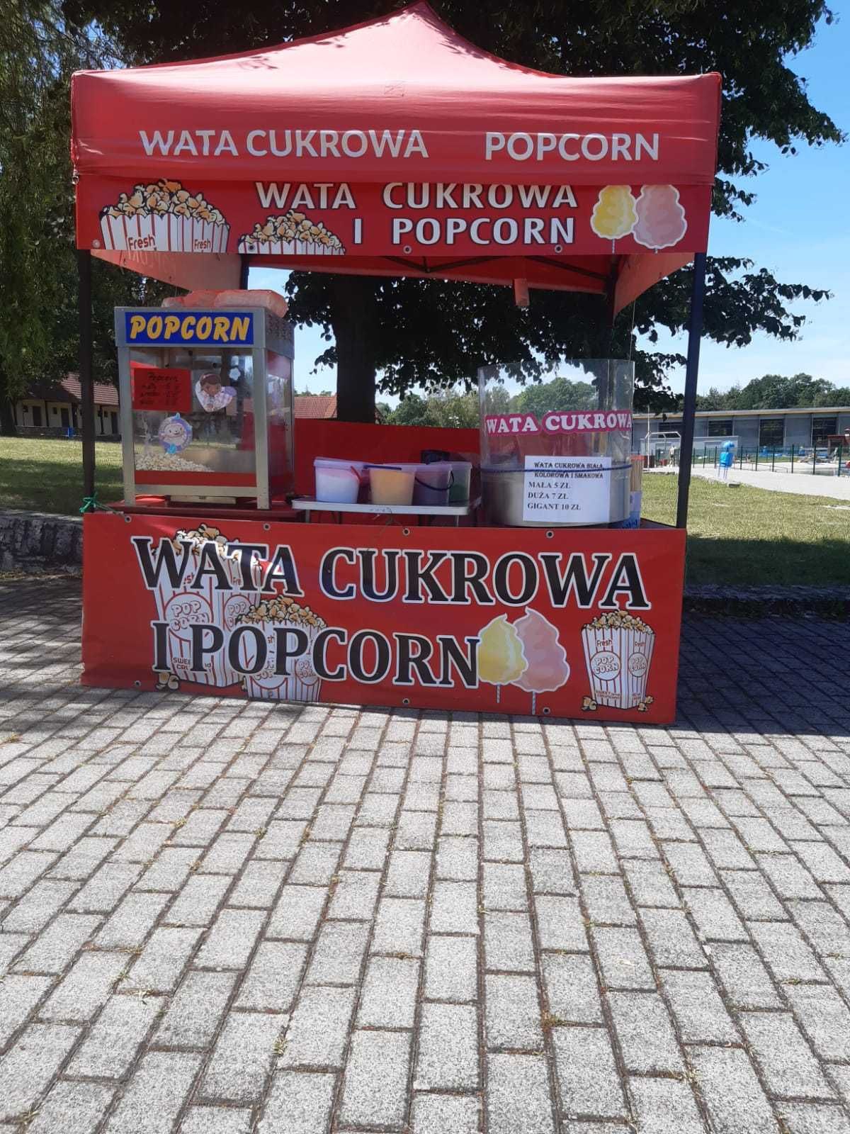 Wata cukrowa i popcorn