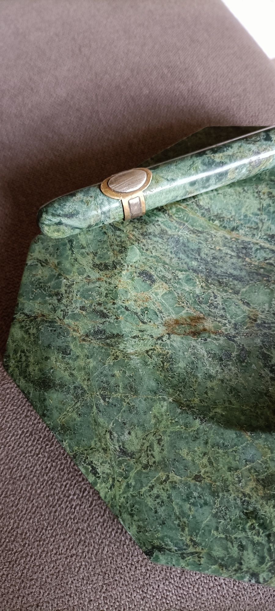 Cinzeiro mármore verde