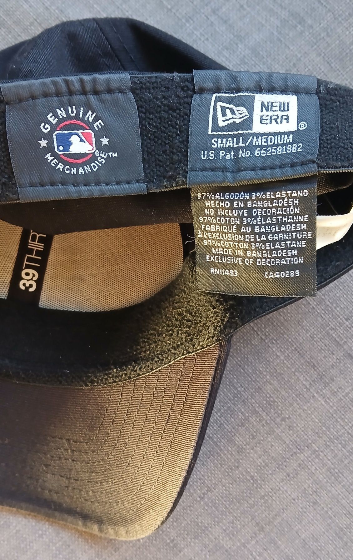 Czapka z daszkiem New Era 39Thirty czarna S-M fullcap