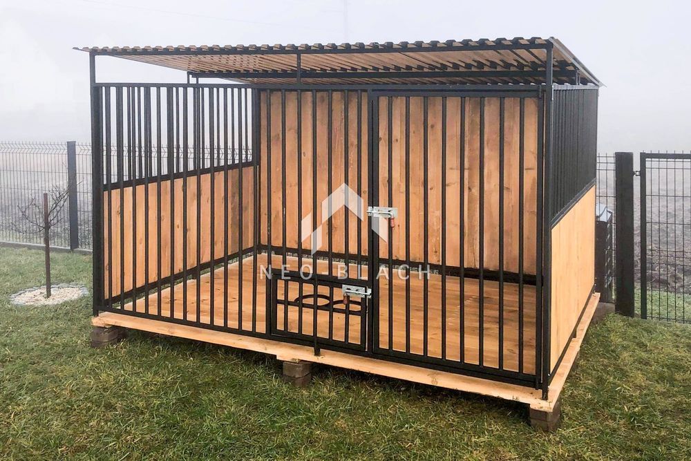 Kojec dla Psów 3x2m - drewniana podłoga DARMOWA DOSTAWA NB164