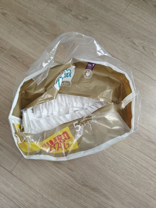 Pieluszki Dada Extra Care 5 (15-25kg) Jumbo Bag 37 szt. Nowe otwarte