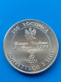 "200 Rocznica Konstytucji 3 Mają 1791" moneta 10000 z 1991 roku